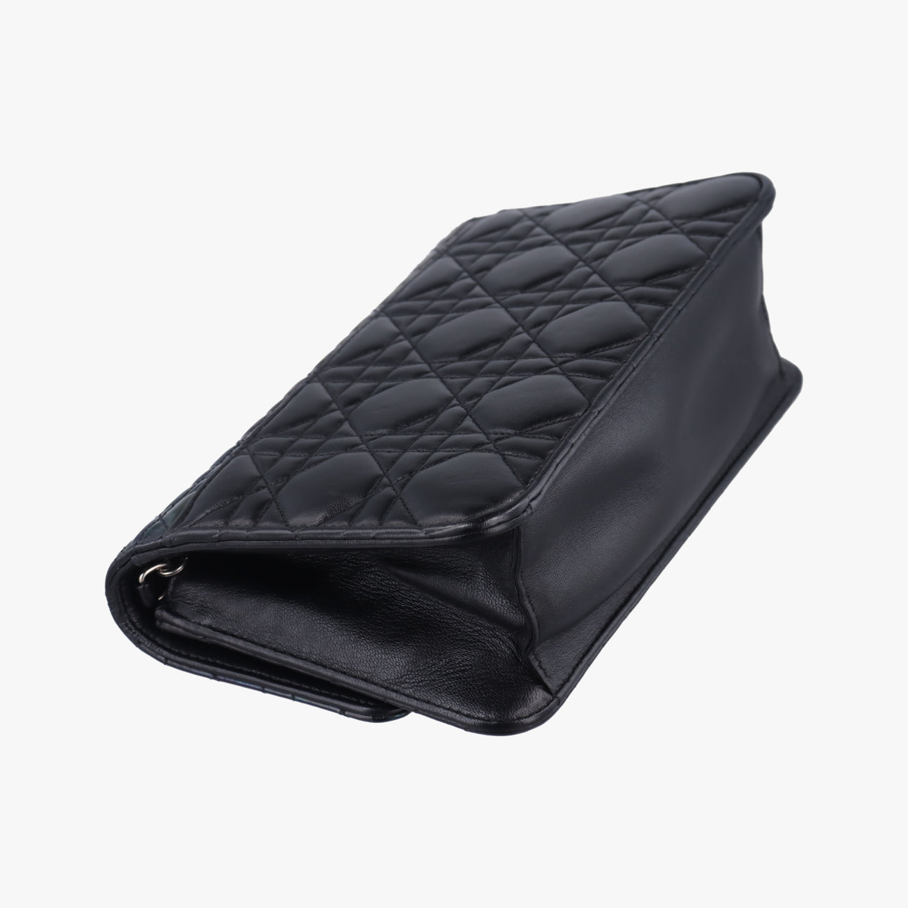 Miss Dior Cannage New RockBlack x Multicolorlambskin×Patent18-MA-0185ミス ディオール カナージュ ニューロックブラック×マルチカラーラムスキン×パテント18-MA-0185