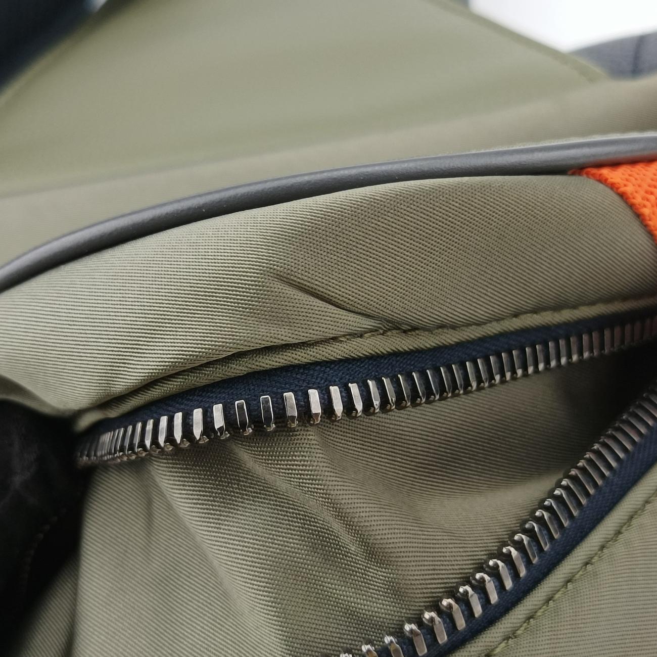 saddle bagGreen x NavyLeather×Nylon27-BO-0291サドルバッググリーン×ネイビーレザー×ナイロン27-BO-0291