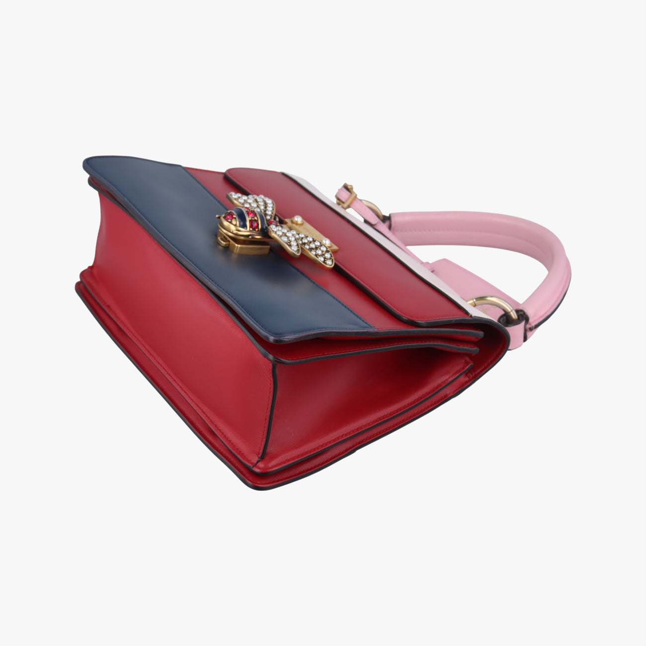 Queen MargaretWhite x Red x Blue x PinkLeather476541I023890312クイーン マーガレットホワイト×レッド×ブルー×ピンクレザー476541I023890312