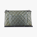 2.55 MatelasseGreenPatent LeatherA37587149676882.55 ダブルフラップマトラッセグリーンパテントA3758714967688