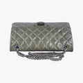 2.55 MatelasseGreenPatent LeatherA37587149676882.55 ダブルフラップマトラッセグリーンパテントA3758714967688