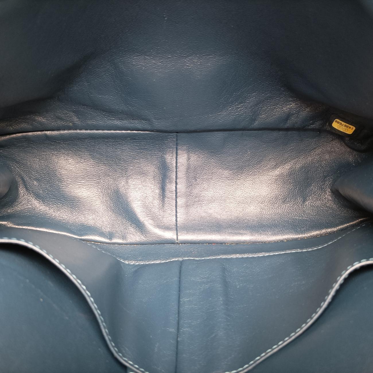 2.55 MatelasseGreenPatent LeatherA37587149676882.55 ダブルフラップマトラッセグリーンパテントA3758714967688