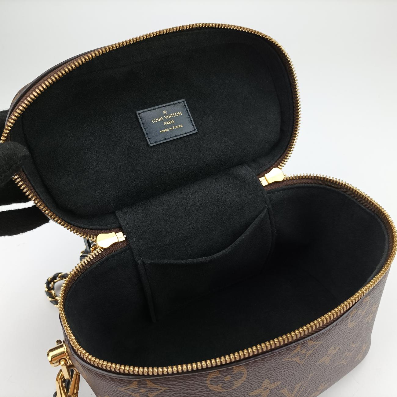 Vanity NV PMbrownPVC coated canvasM45165ICチップバニティNV PMモノグラム/ブラウン系PVCコーティングキャンバスM45165ICチップ