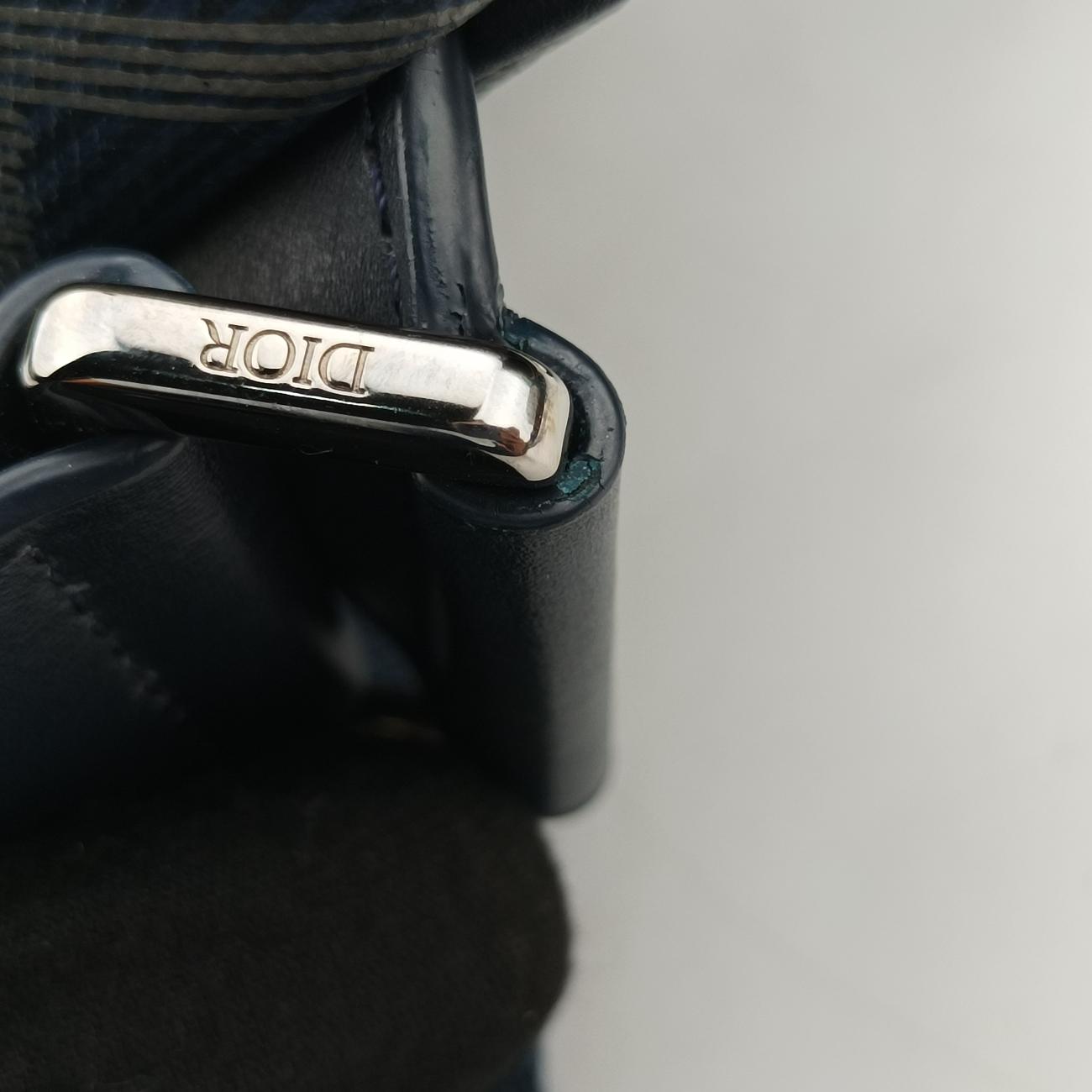 SaddleNavy×GreyPVC coated canvas × leather16-BO-0223サドルネイビー×グレーPVCコーティングキャンバス×レザー16-BO-0223