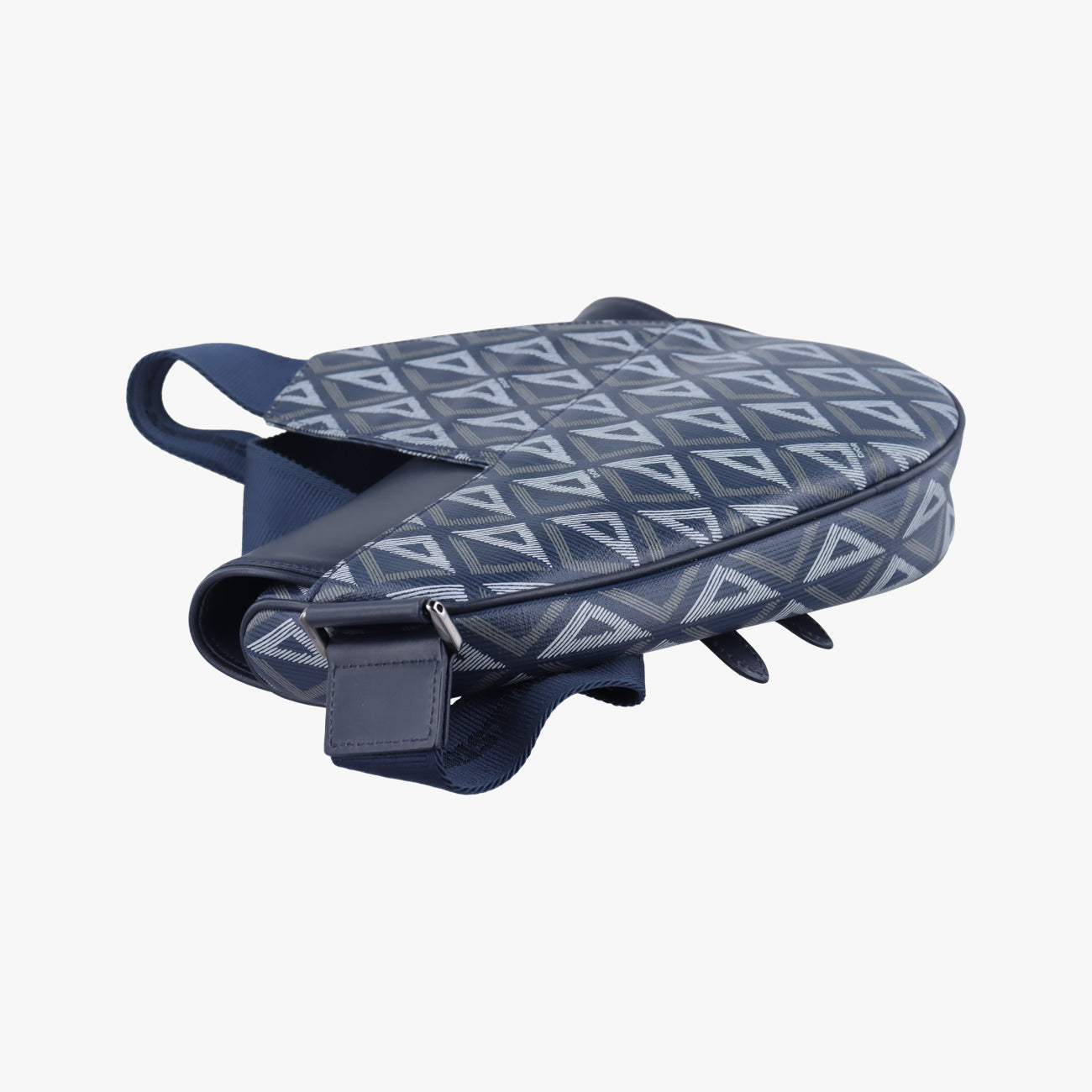 SaddleNavy×GreyPVC coated canvas × leather16-BO-0223サドルネイビー×グレーPVCコーティングキャンバス×レザー16-BO-0223