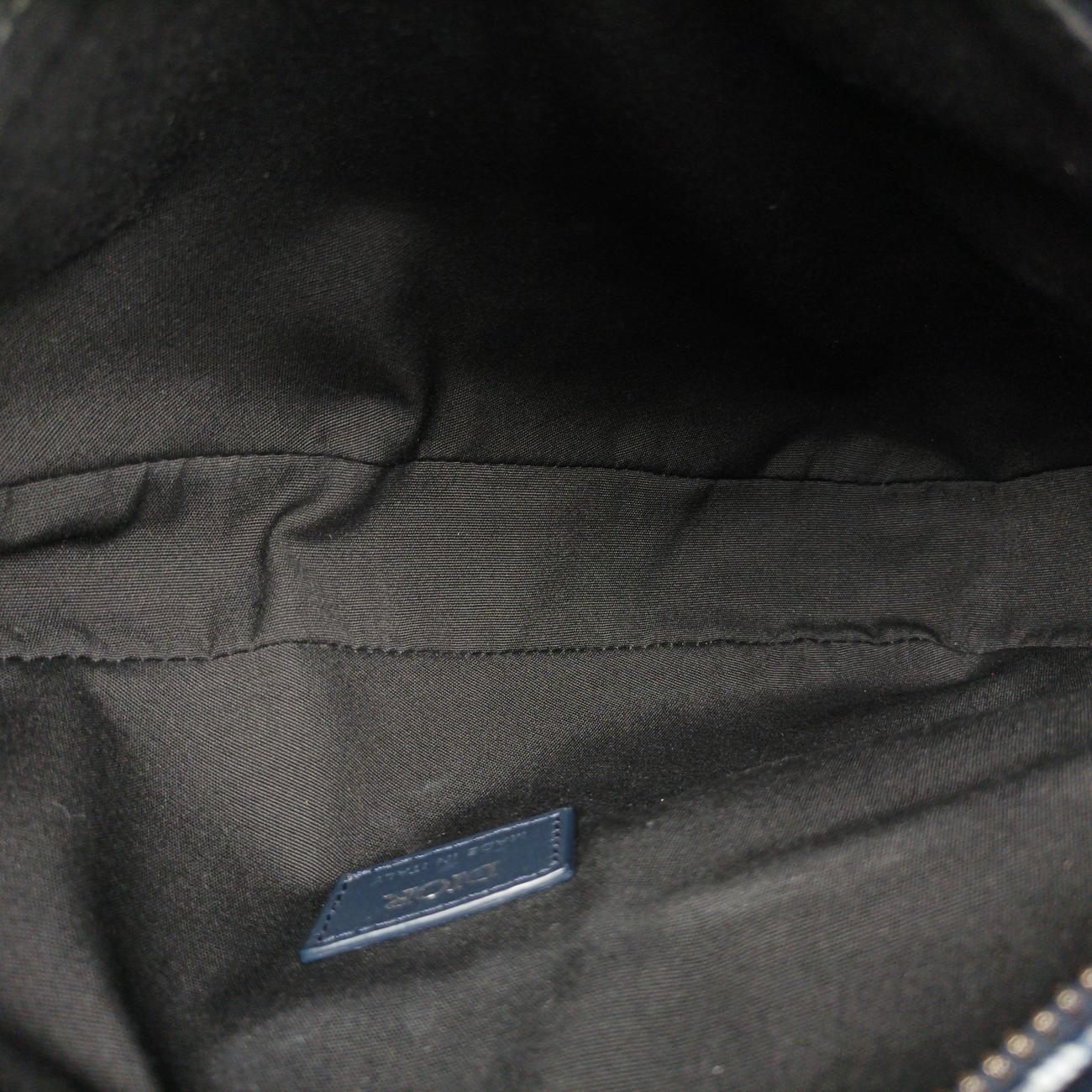 SaddleNavy×GreyPVC coated canvas × leather16-BO-0223サドルネイビー×グレーPVCコーティングキャンバス×レザー16-BO-0223