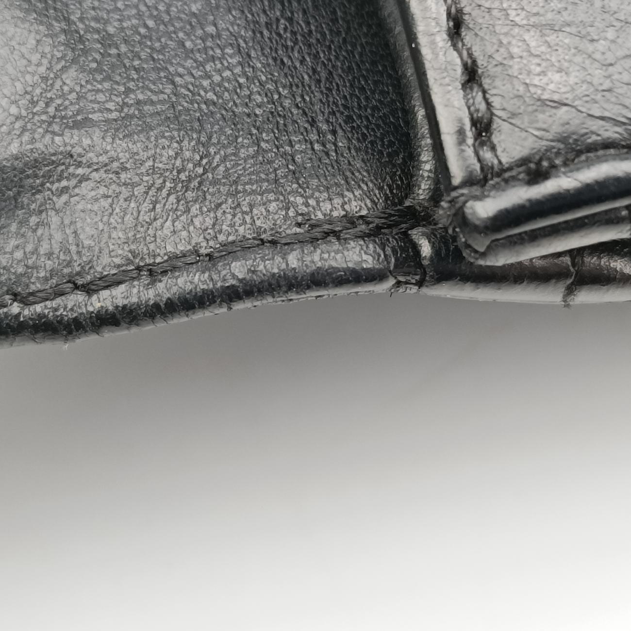 Matelasse 25 Push Lock ChainBlacklambskinA0357011273450マトラッセ25 プッシュロック チェーンブラックラムスキンA0357011273450