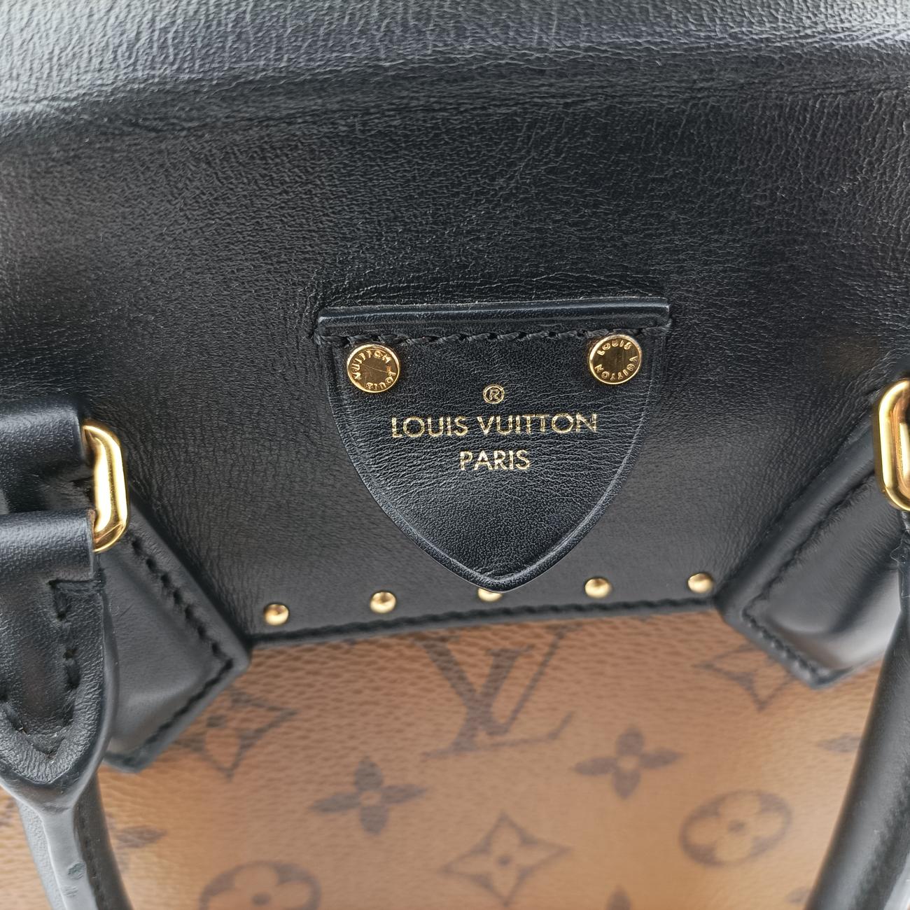 Monogram Reverse City MaruMonogram/Brown x BlackMonogram canvas x leatherM43595BA0158モノグラムリバース シティ マルモノグラム/ブラウン系×ブラックモノグラムキャンバス×レザーM43595BA0158