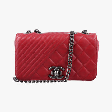 Coco Boy FlapRedLeatherA9279620640365ココボーイ シングルフラップレッドレザーA9279620640365