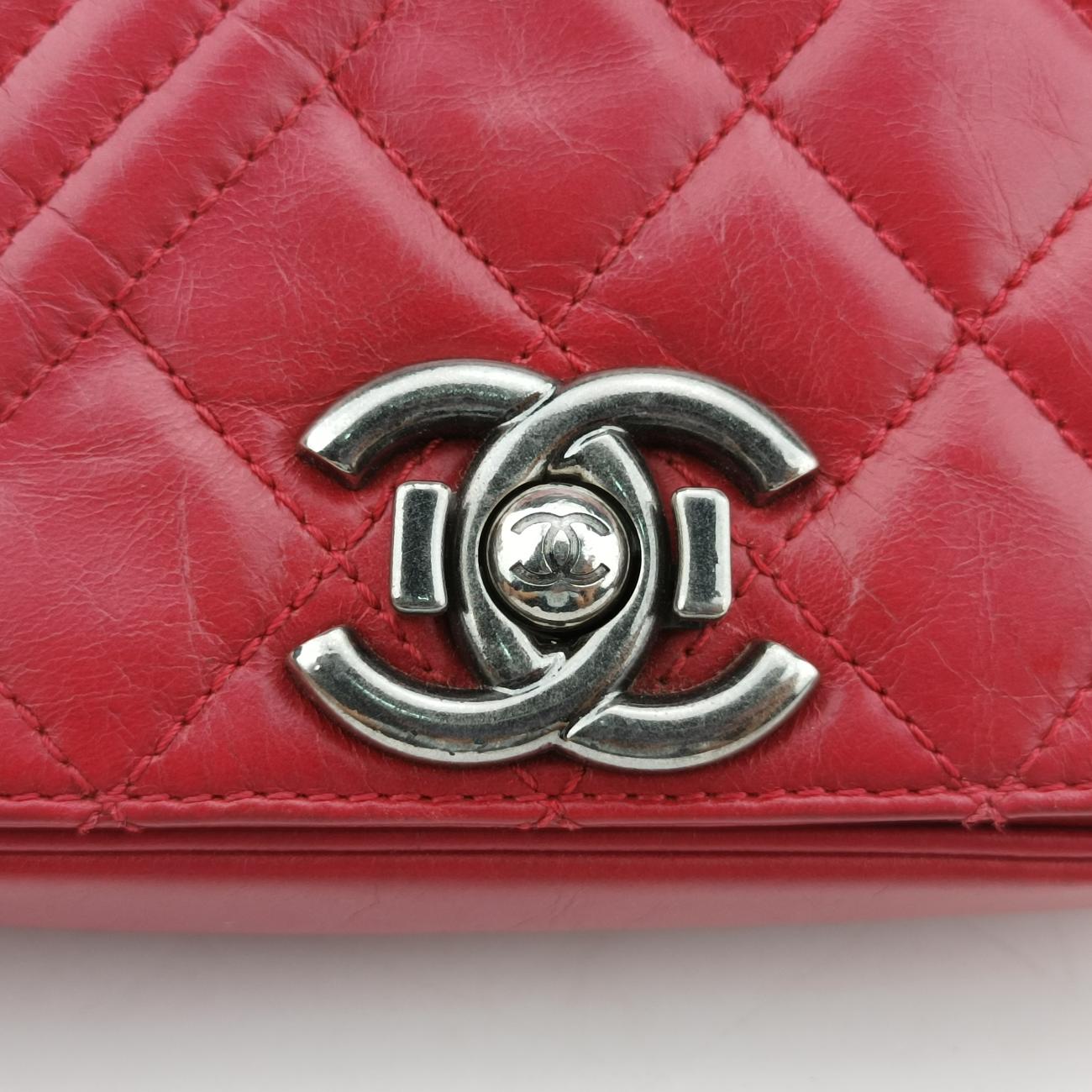 Coco Boy FlapRedLeatherA9279620640365ココボーイ シングルフラップレッドレザーA9279620640365