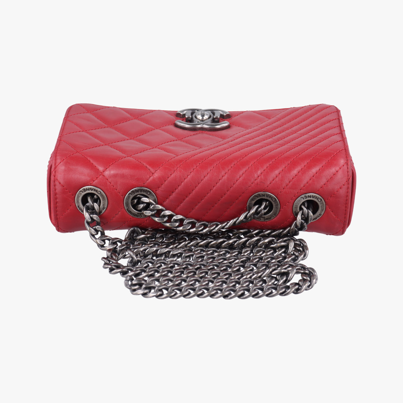 Coco Boy FlapRedLeatherA9279620640365ココボーイ シングルフラップレッドレザーA9279620640365