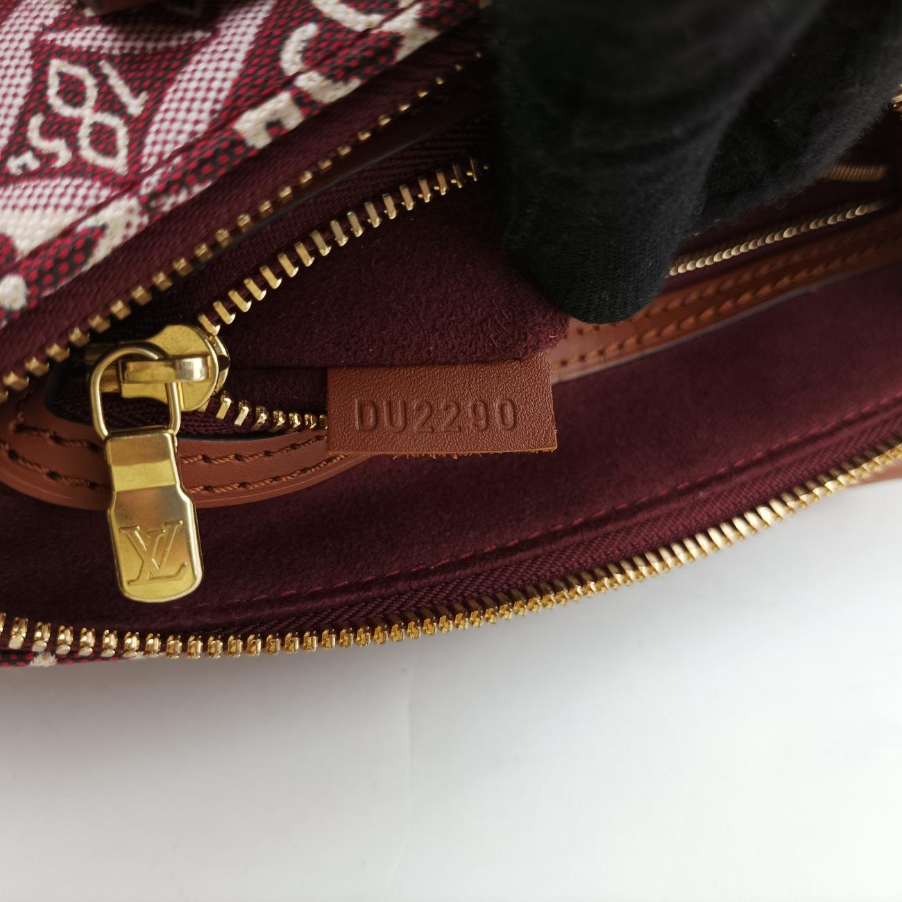 Since 1854 Speedy Bandouliere 25BORDEAUX×BeigeMonogram JacquardM57231DU2290SINCE1854 スピーディ バンドリエール 25ボルドー×ベージュモノグラムジャガードM57231DU2290