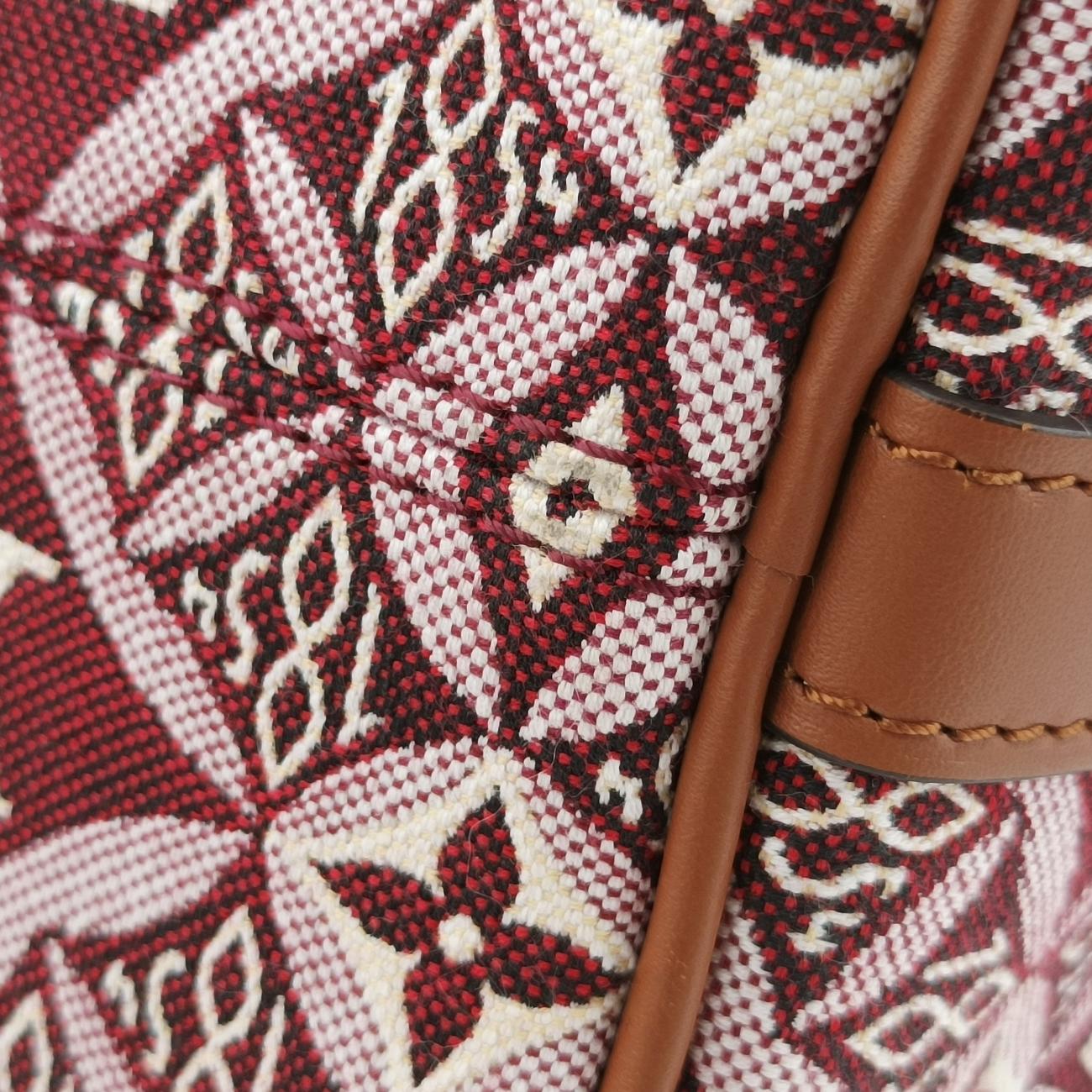 Since 1854 Speedy Bandouliere 25BORDEAUX×BeigeMonogram JacquardM57231DU2290SINCE1854 スピーディ バンドリエール 25ボルドー×ベージュモノグラムジャガードM57231DU2290