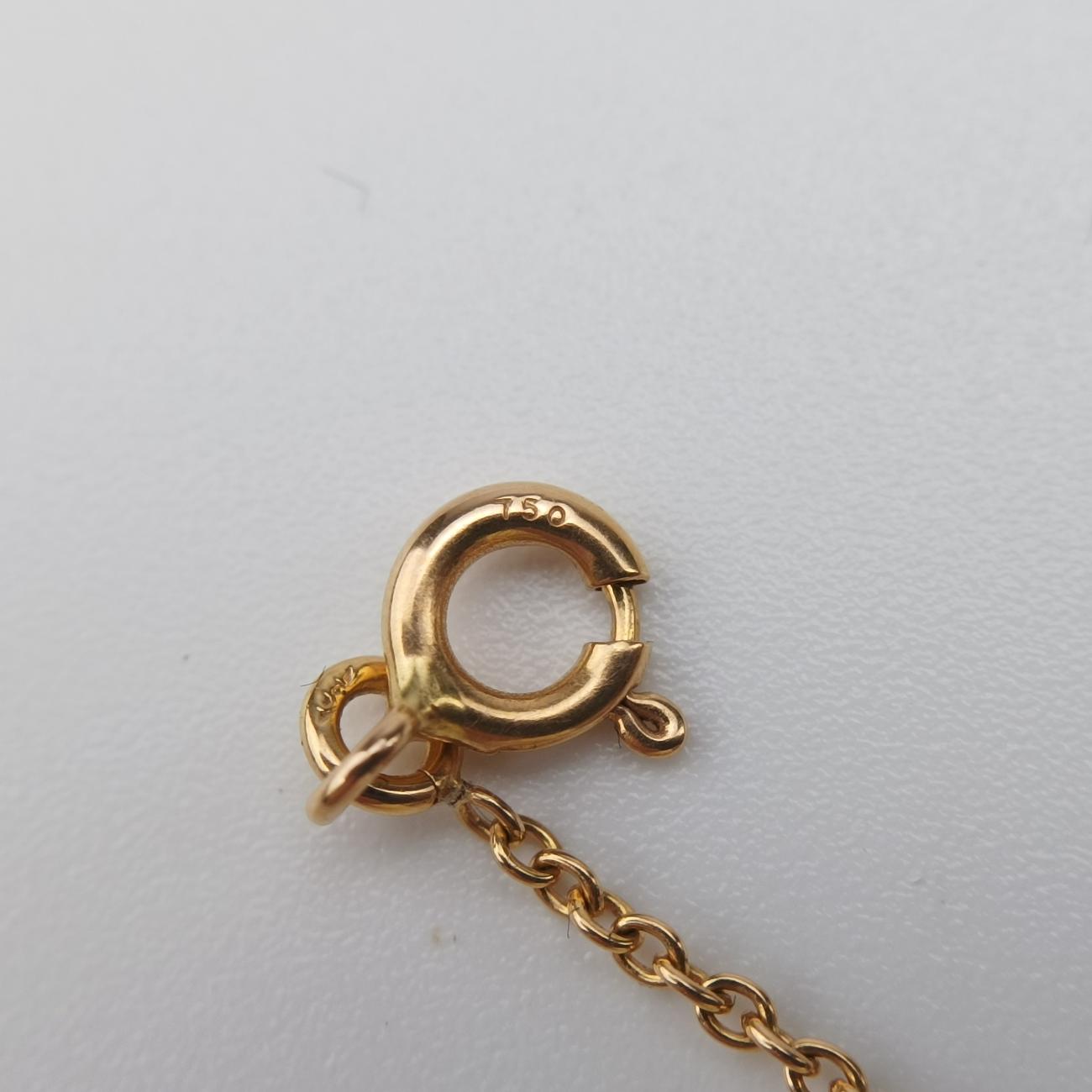 Rose des Vents medallion　Gold x BeigeAU750144461ローズデヴァン メダリオンゴールド×ベージュAU750144461