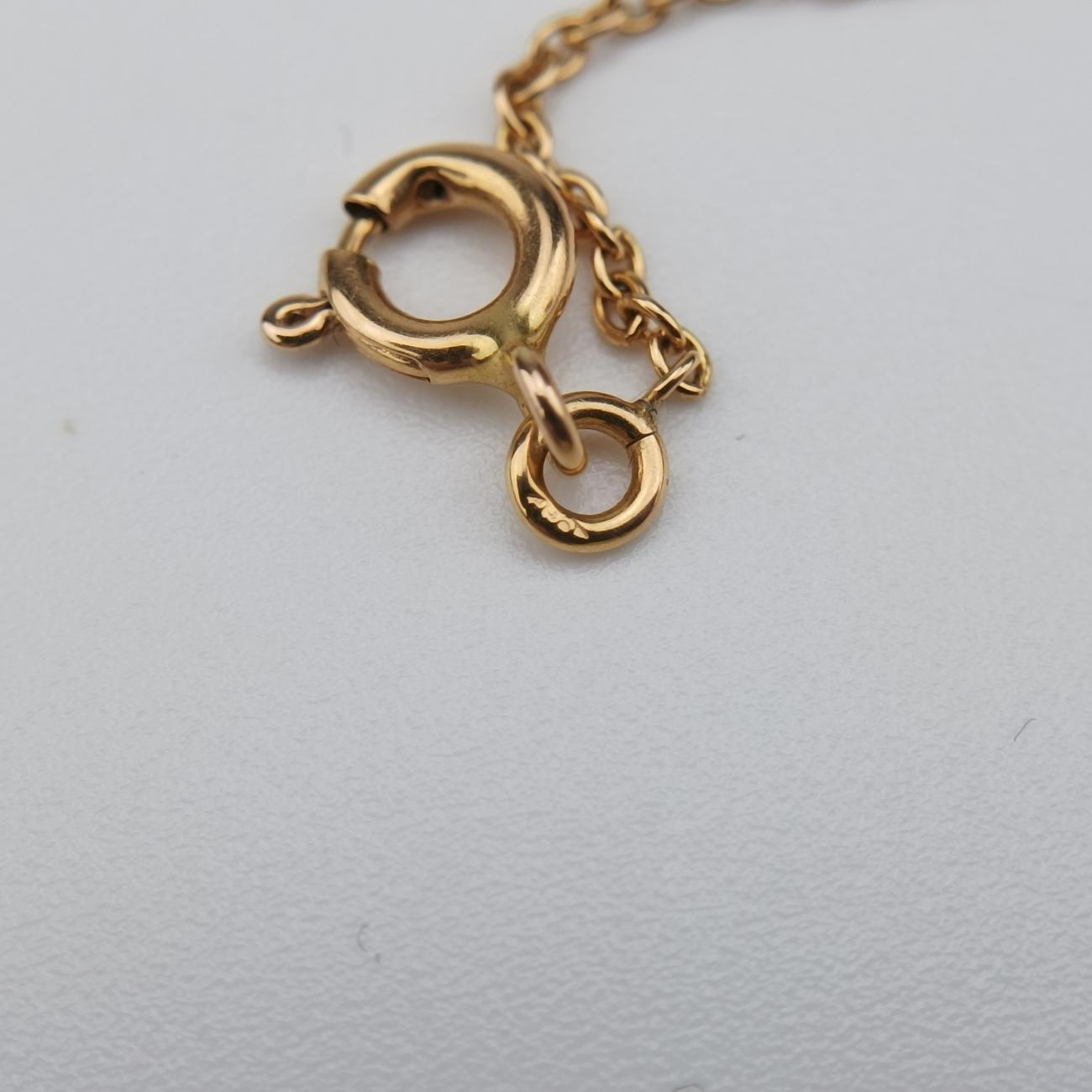 Rose des Vents medallion　Gold x BeigeAU750144461ローズデヴァン メダリオンゴールド×ベージュAU750144461