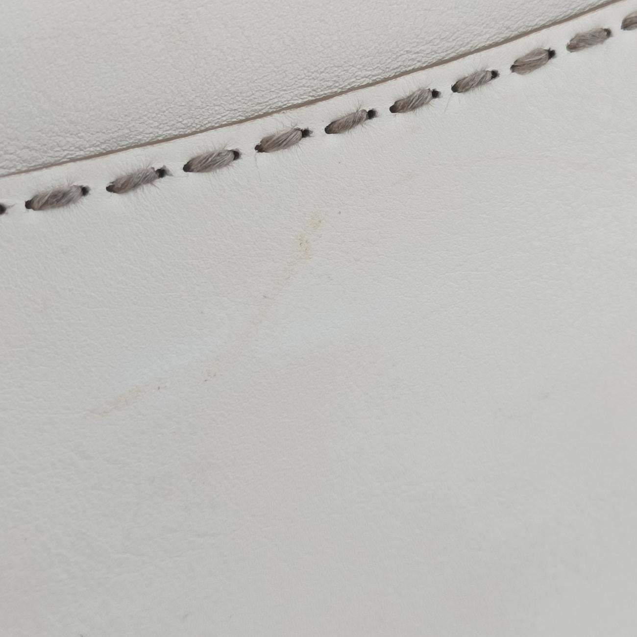 city Twin Pocket SatchelWhiteleatherBN2857208 31/Zシティ ツイン ポケット サッチェルホワイトレザーBN2857208 31/Z