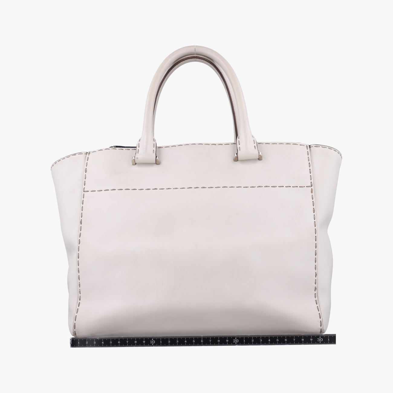 city Twin Pocket SatchelWhiteleatherBN2857208 31/Zシティ ツイン ポケット サッチェルホワイトレザーBN2857208 31/Z