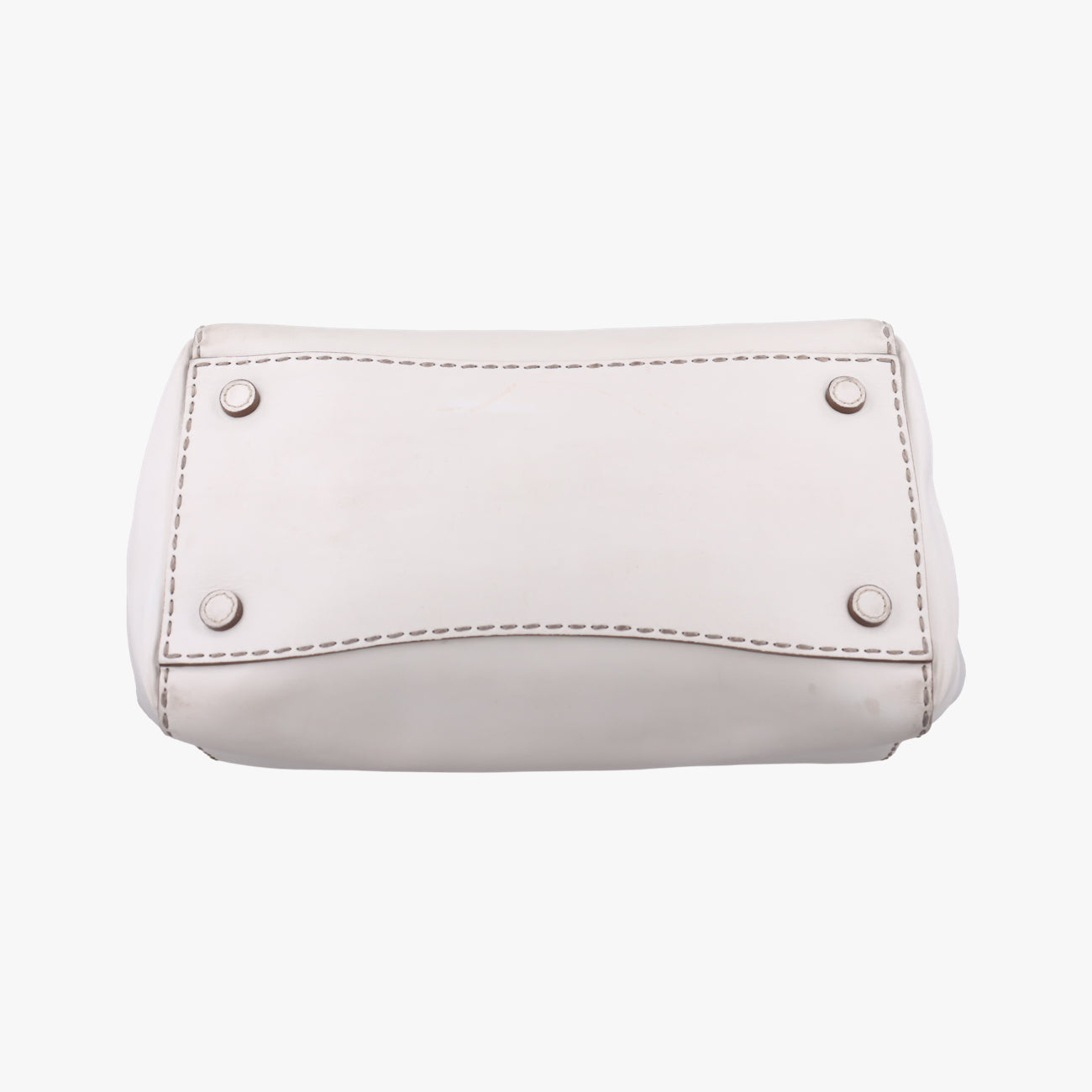 city Twin Pocket SatchelWhiteleatherBN2857208 31/Zシティ ツイン ポケット サッチェルホワイトレザーBN2857208 31/Z
