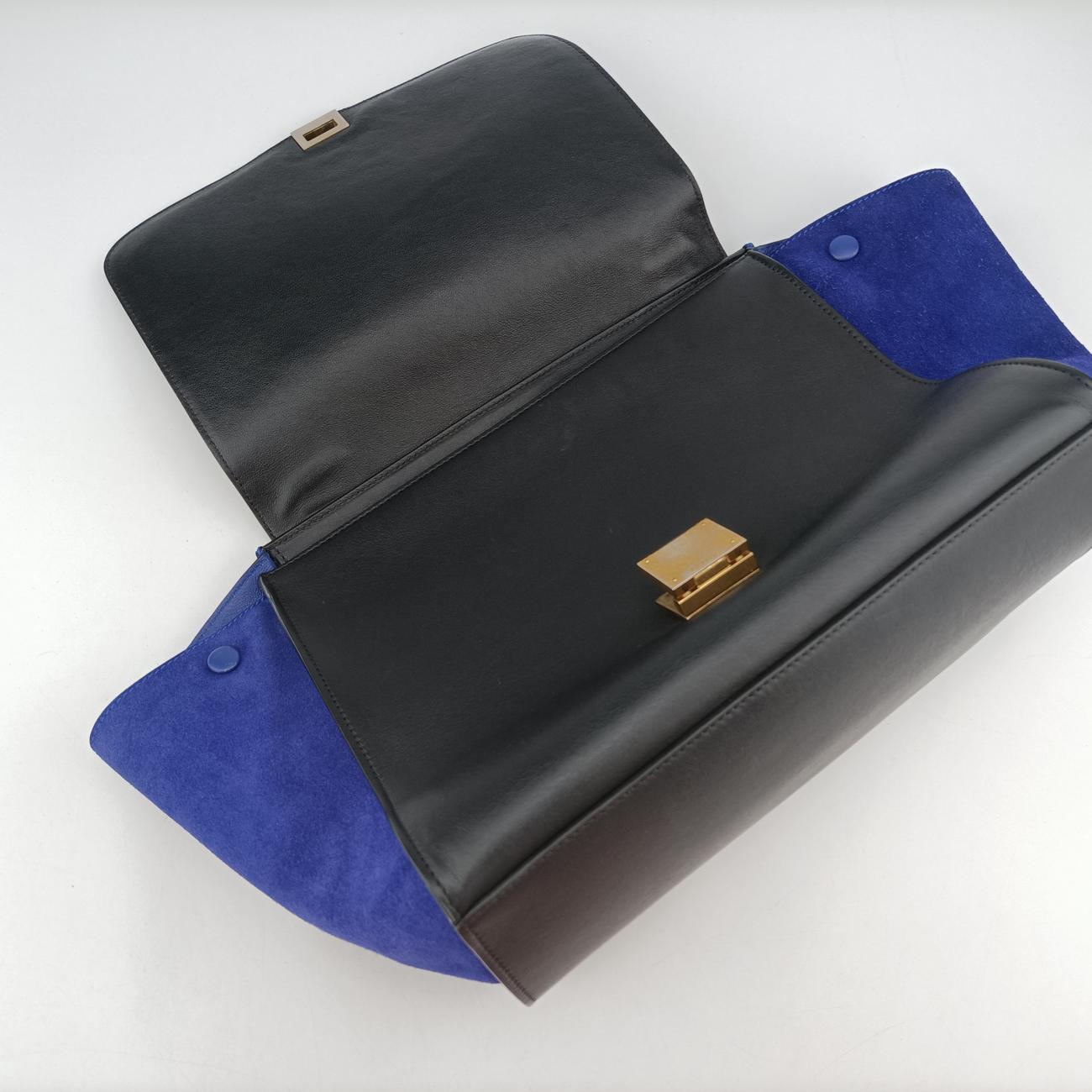 Trapeze MediumBrown x Blue x BlackLeather x suedeU-AT-0124 U-MM-0134トラペーズミディアムブラウン×ブルー×ブラックレザー×スエードU-AT-0124 U-MM-0134