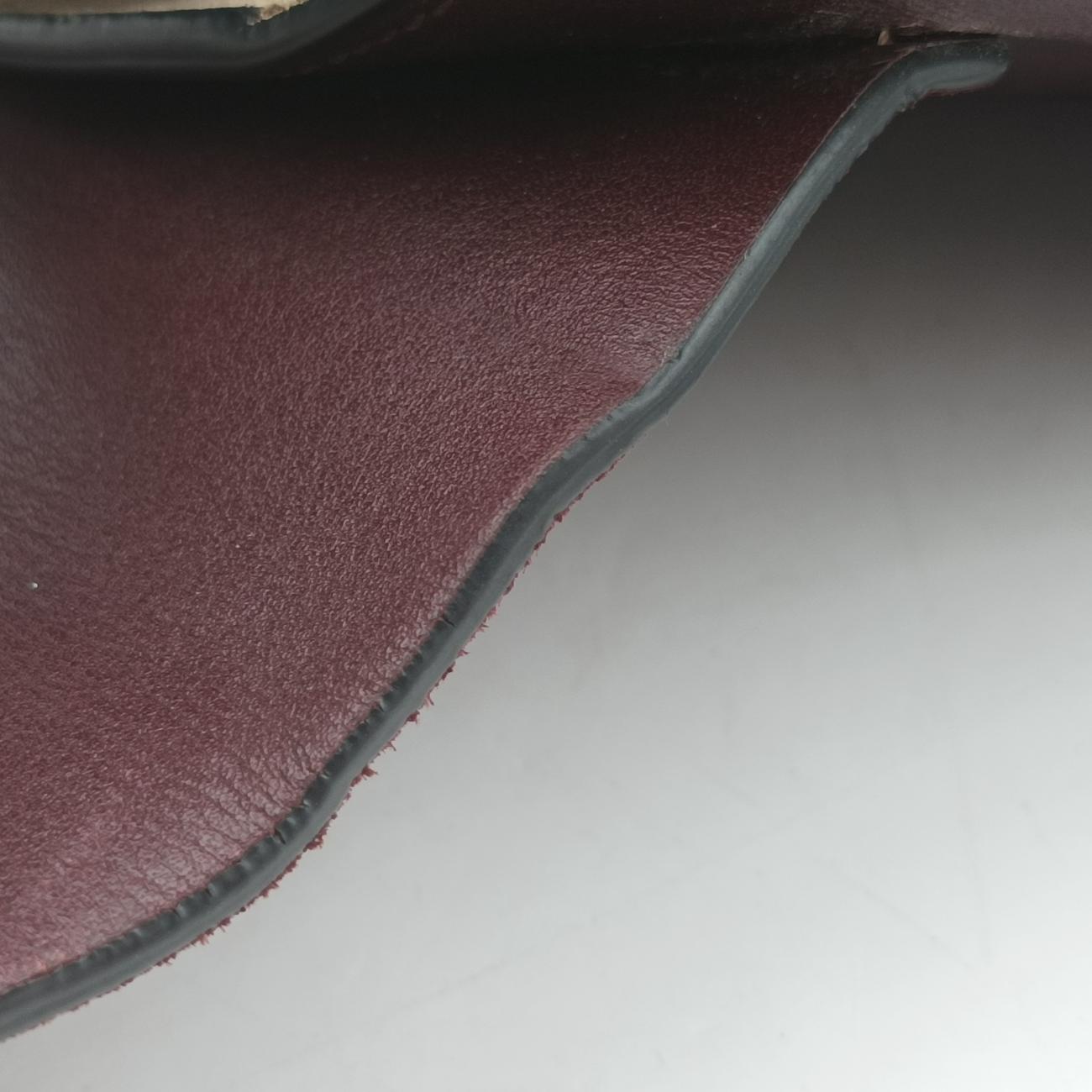 FAYE SmallBurgundySuede×Leather03-16-99-65フェイ スモールワインレッドスエード×レザー03-16-99-65