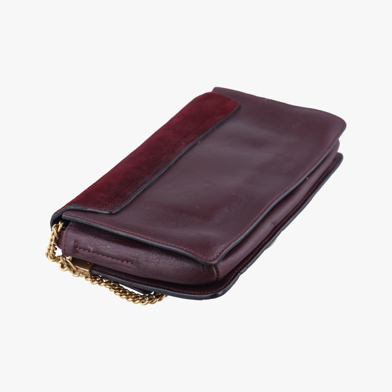 FAYE SmallBurgundySuede×Leather03-16-99-65フェイ スモールワインレッドスエード×レザー03-16-99-65