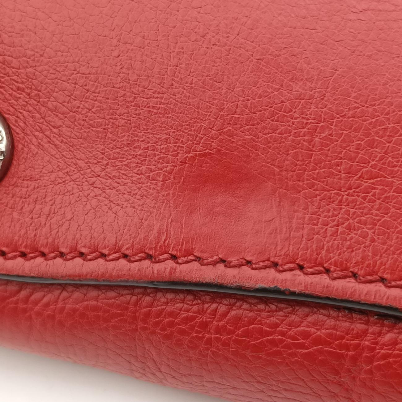 Twin Pocket Winged Tote Red Leather BN2619 12 113ツイン ポケット ウィング トート レッド レザー BN2619 12 113