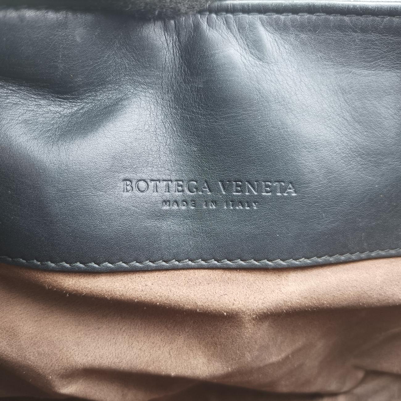 Roma IntrecciatoBlacklambskinB07647317Mローマ イントレチャートブラックラムスキンB07647317M