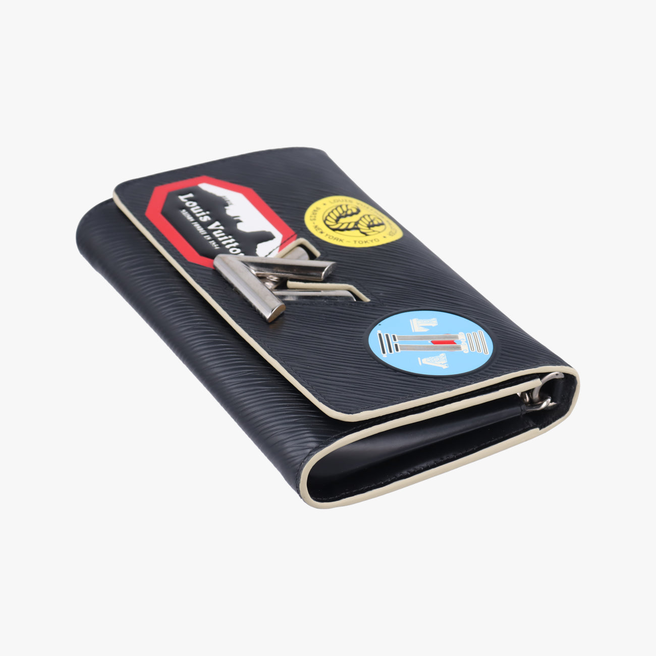 ルイヴィトンLouis Vuittonツイストブラックⅹマルチカラーエピ