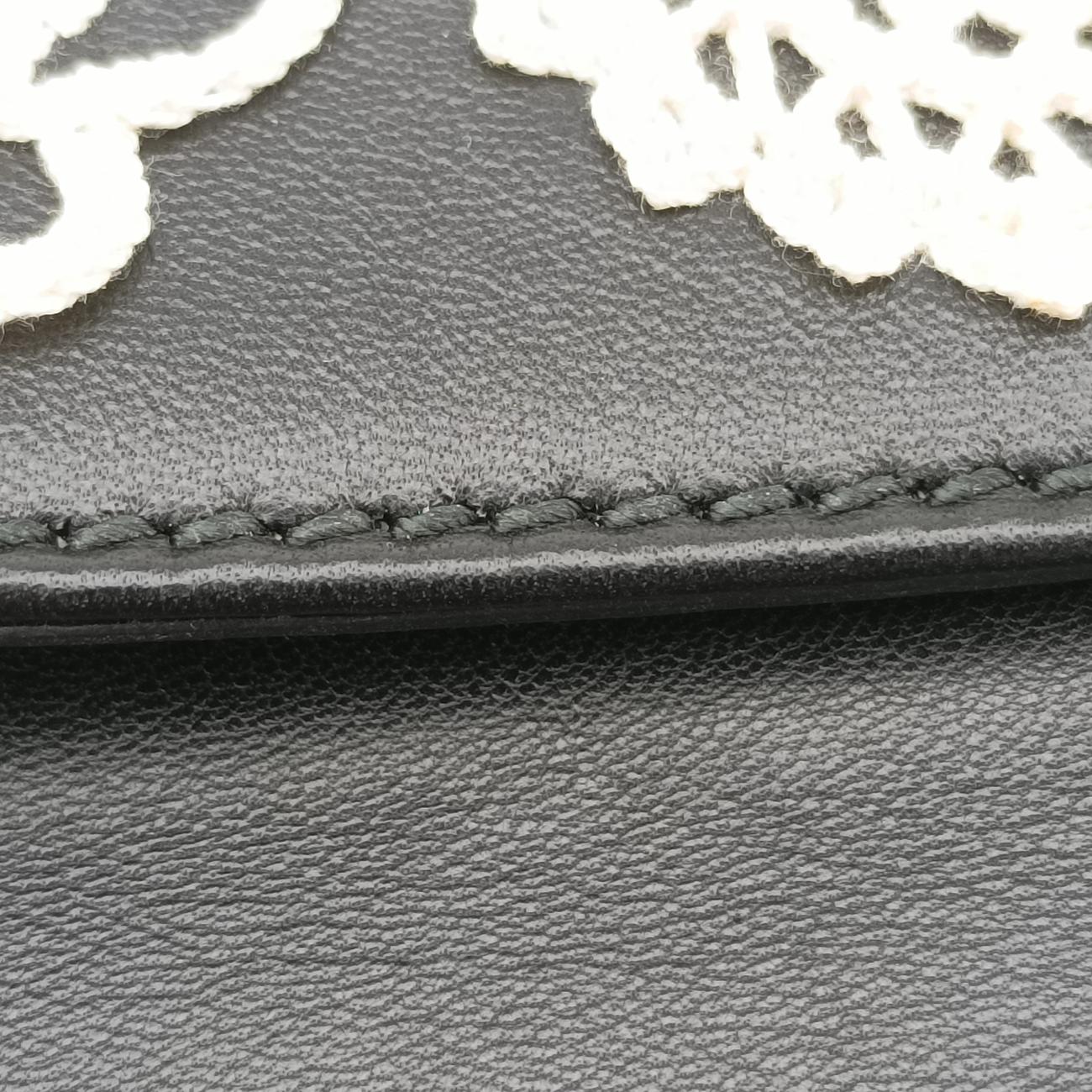 Lace FleshWhite x BlackLeatherレースフレッシュホワイト×ブラックレザー