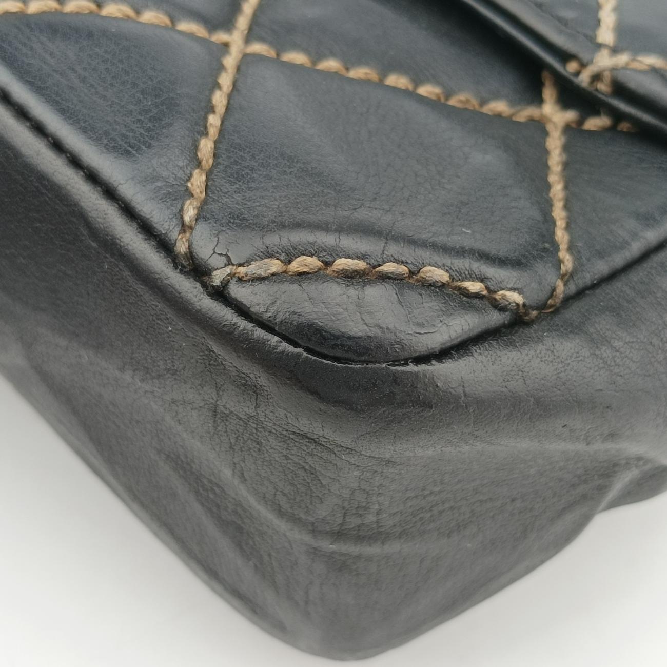 Wild Stitch Double ChainBlackLeatherA146877728960ワイルドステッチ ダブルチェーンブラックレザーA146877728960