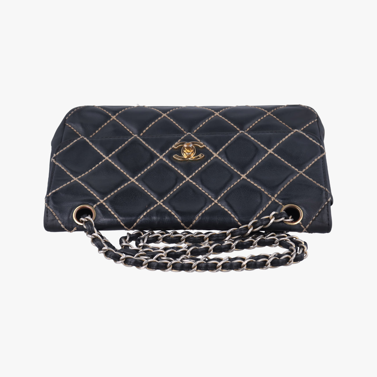 Wild Stitch Double ChainBlackLeatherA146877728960ワイルドステッチ ダブルチェーンブラックレザーA146877728960