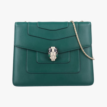 Serpenti ForeverGreenleatherMM.M13.34566セルペンティ フォーエバーグリーンレザーMM.M13.34566