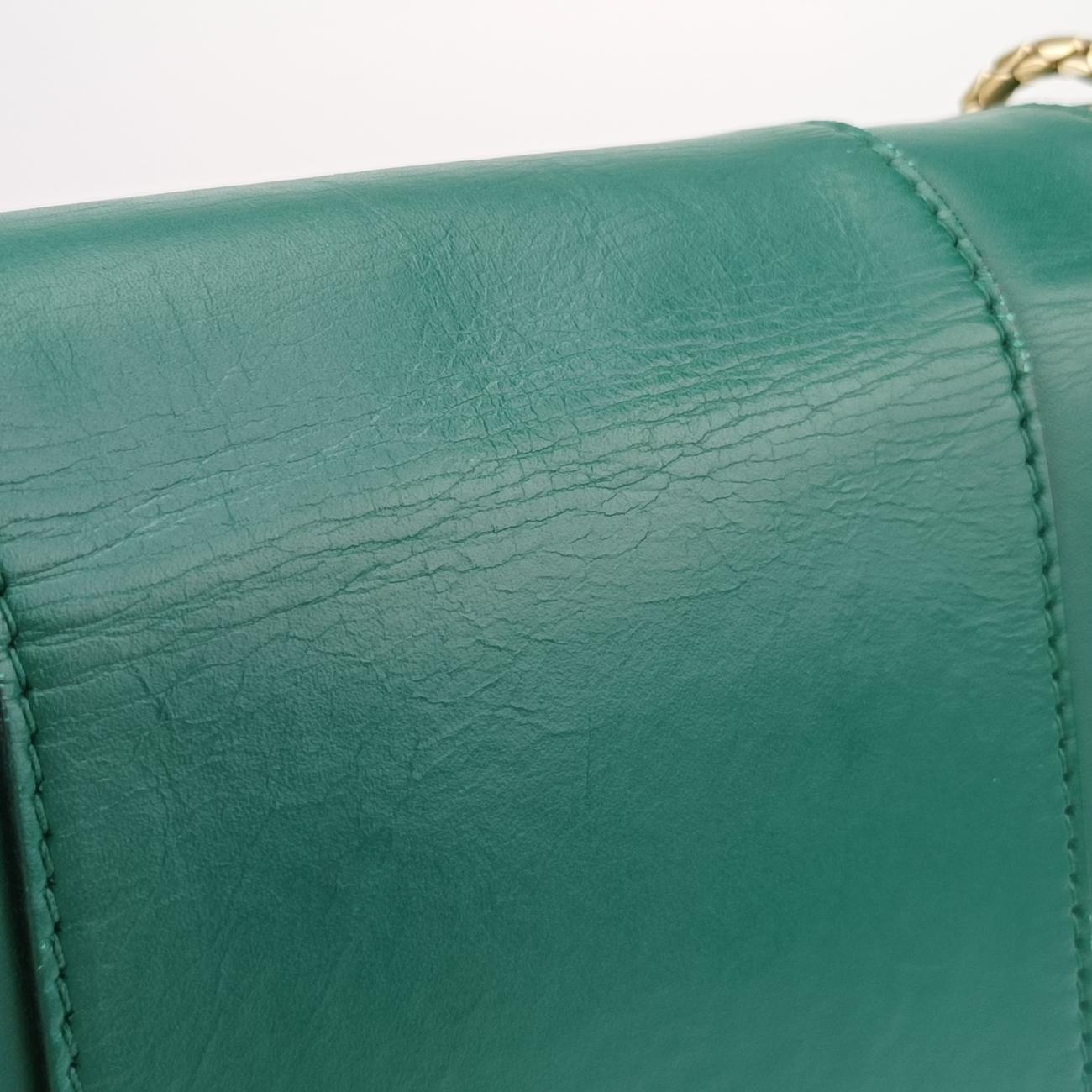 Serpenti ForeverGreenleatherMM.M13.34566セルペンティ フォーエバーグリーンレザーMM.M13.34566
