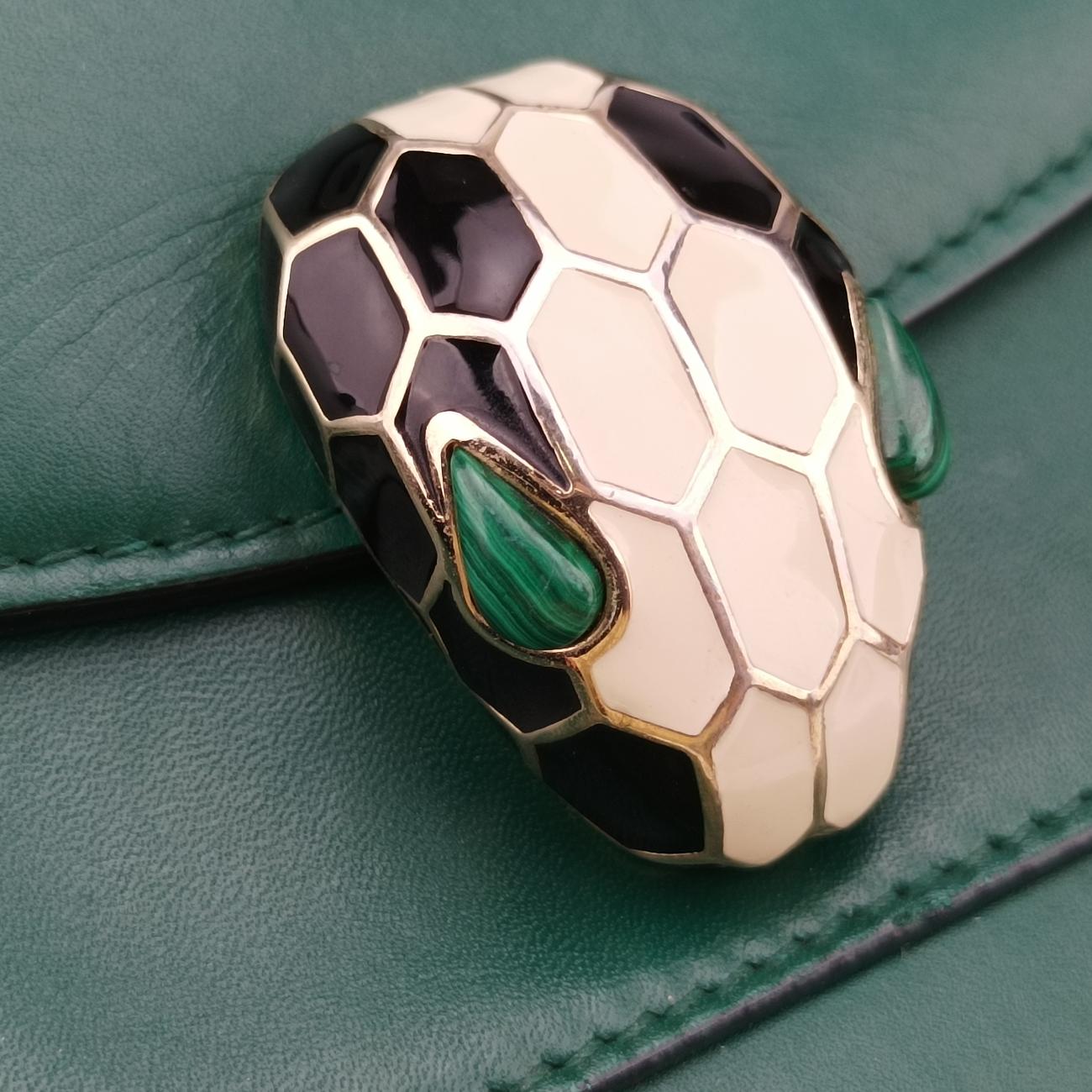 Serpenti ForeverGreenleatherMM.M13.34566セルペンティ フォーエバーグリーンレザーMM.M13.34566