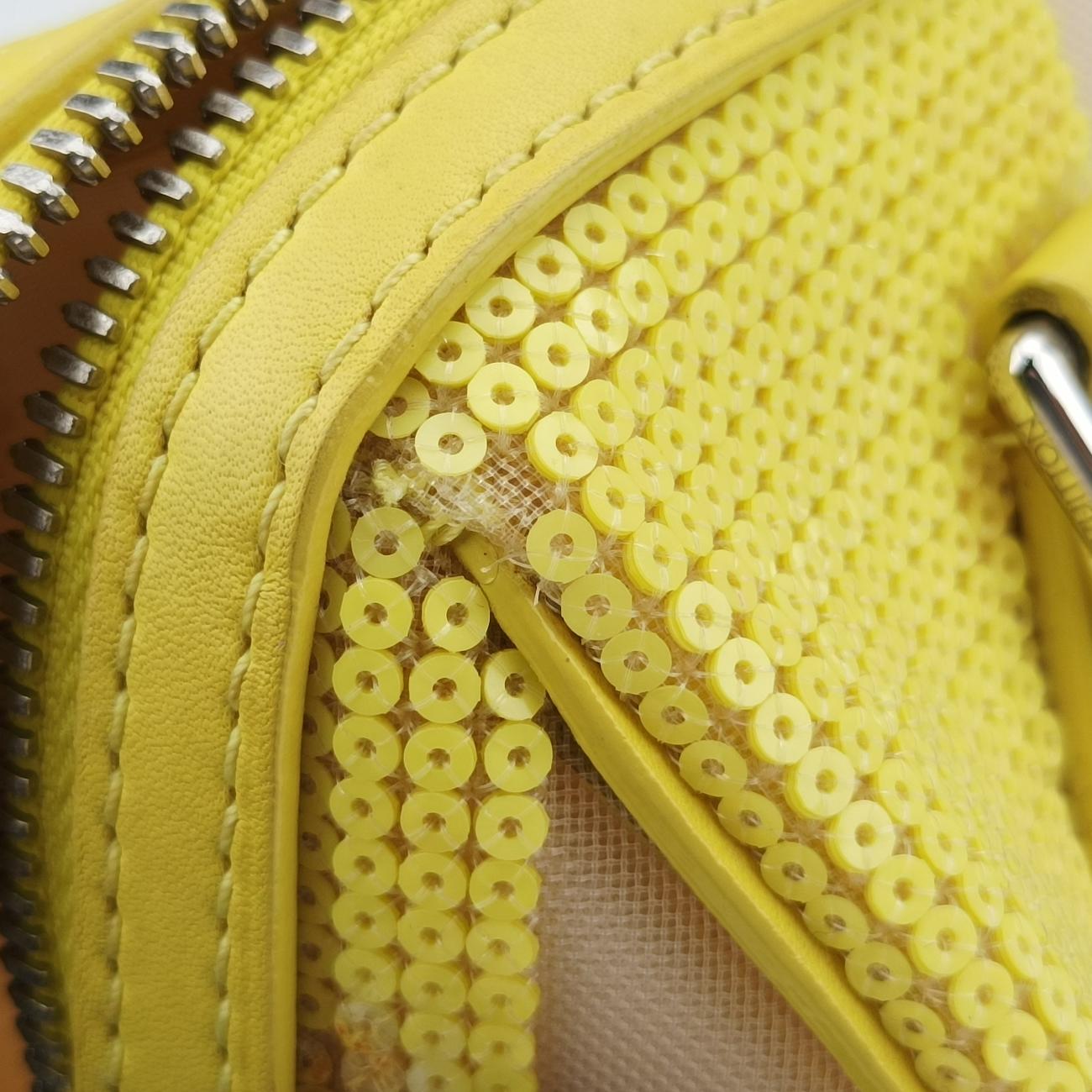 Speedy CubeSequined Jaune×WhitesequinsM48900FO0183スピーディキューブスパンコールジョーヌ×ホワイトスパンコールM48900FO0183