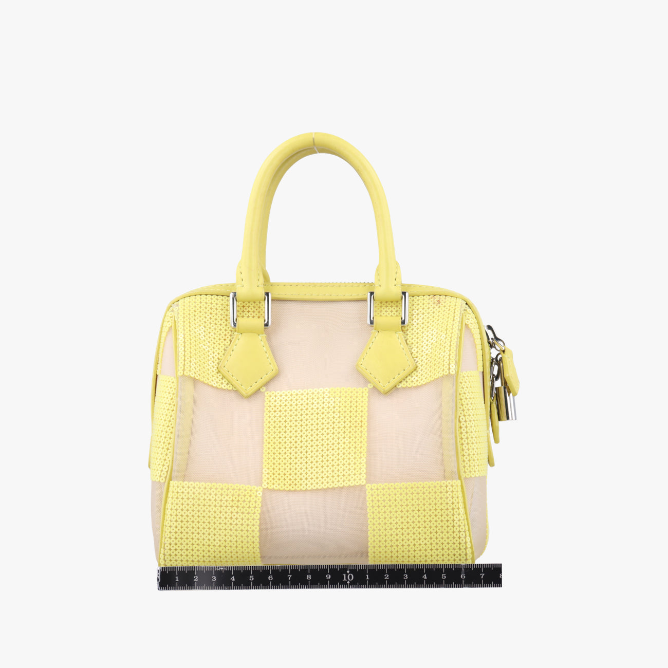 Speedy CubeSequined Jaune×WhitesequinsM48900FO0183スピーディキューブスパンコールジョーヌ×ホワイトスパンコールM48900FO0183