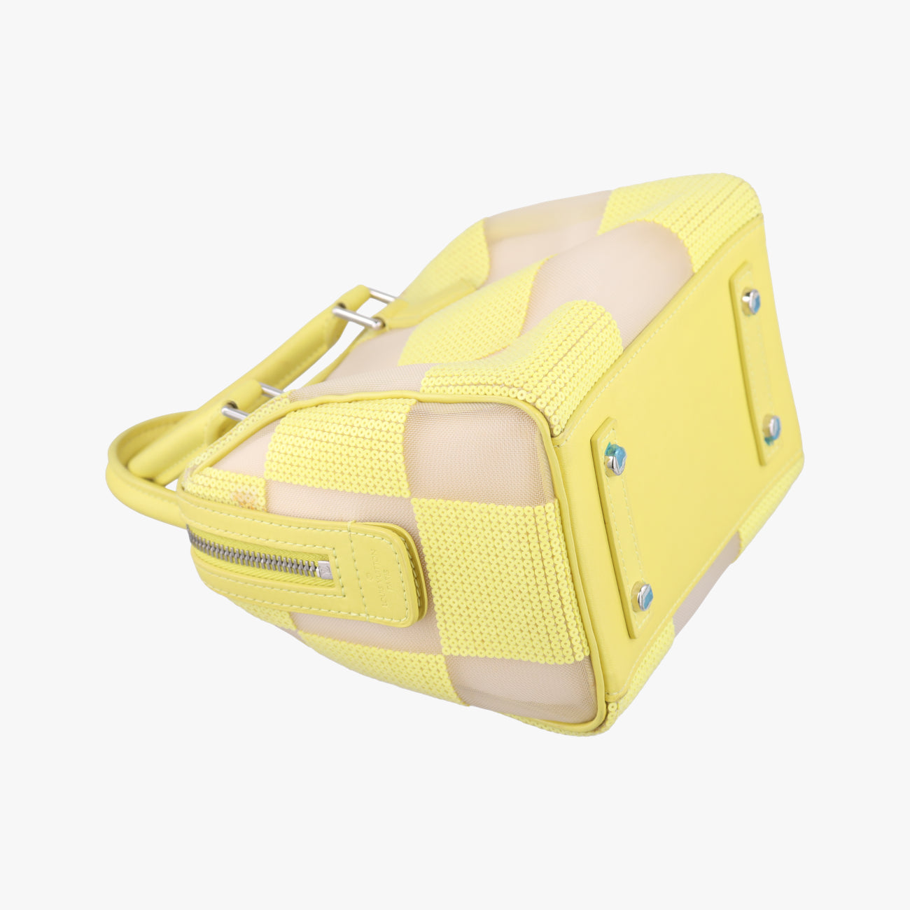 Speedy CubeSequined Jaune×WhitesequinsM48900FO0183スピーディキューブスパンコールジョーヌ×ホワイトスパンコールM48900FO0183