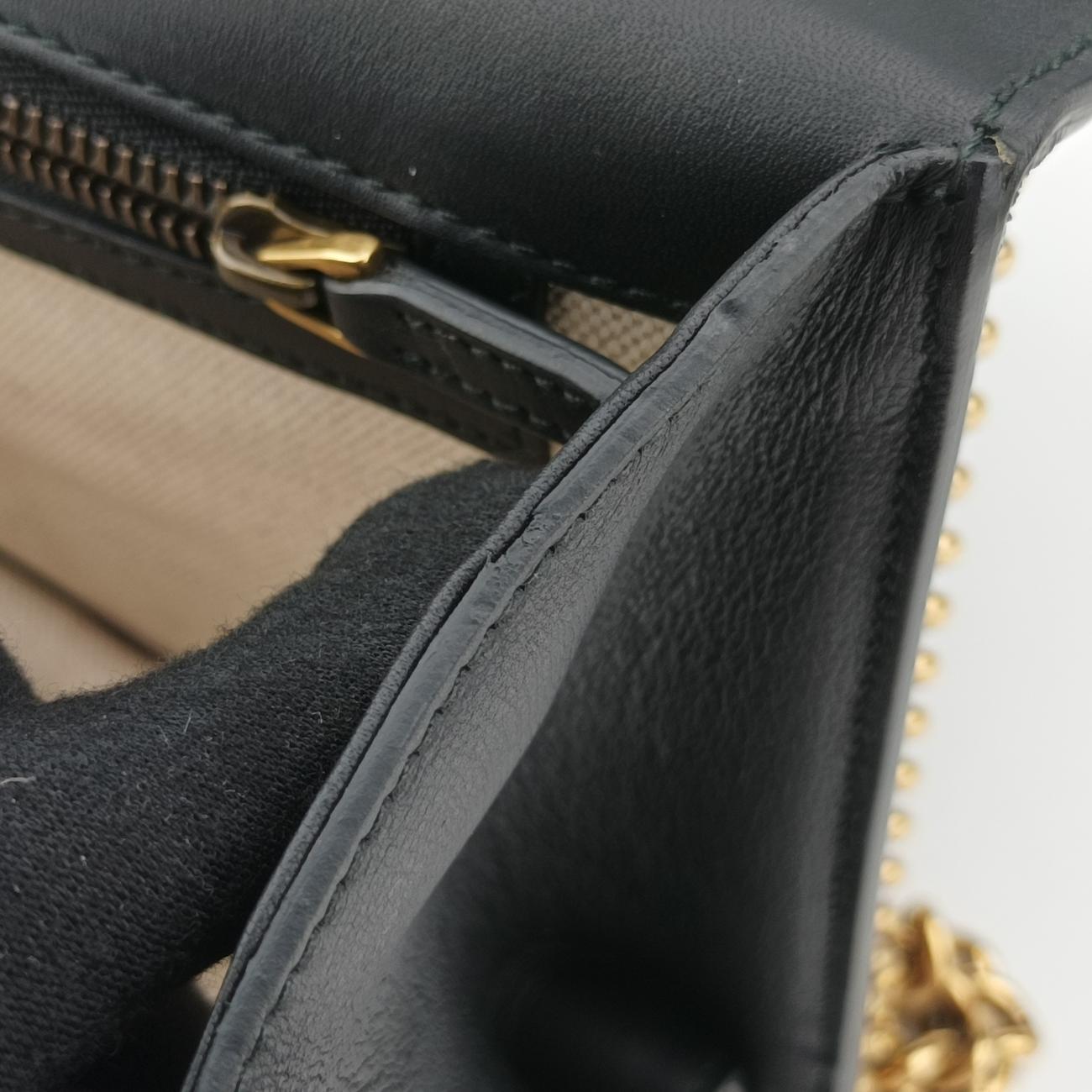 Strawberry Bijou Ribbon SherryBlack x MulticolorLeather432280D020324641ストロベリー ビジュー リボン シェリーブラックｘマルチカラーレザー432280D020324641