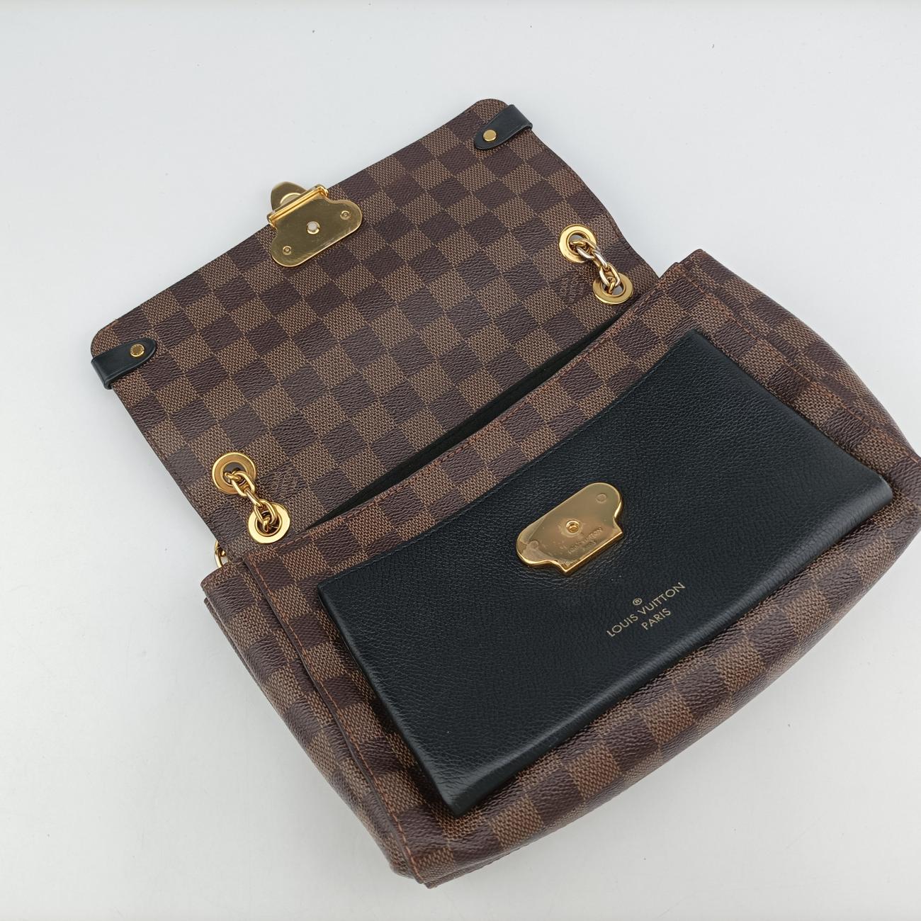 Vavin PMEBENE×NoirDamier Canvas×calf leatherN40108FK3204ヴァヴァンPMエベーヌ×ノワールダミエキャンバス×カーフレザーN40108FK3204