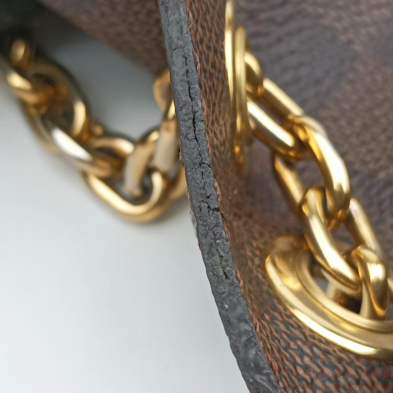 Vavin PMEBENE×NoirDamier Canvas×calf leatherN40108FK3204ヴァヴァンPMエベーヌ×ノワールダミエキャンバス×カーフレザーN40108FK3204