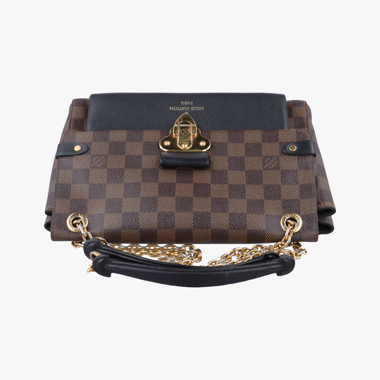 Vavin PMEBENE×NoirDamier Canvas×calf leatherN40108FK3204ヴァヴァンPMエベーヌ×ノワールダミエキャンバス×カーフレザーN40108FK3204