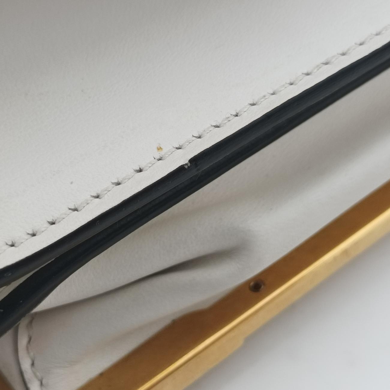 CahierWhiteLeather x Saffiano leather1BD09525カイエホワイトレザー×サフィアーノレザー1BD09525