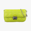 Miss Dior CANNAGE New LockGreenlambskin12-MA-1113ミス ディオール カナージュ ニューロックグリーンラムスキン12-MA-1113