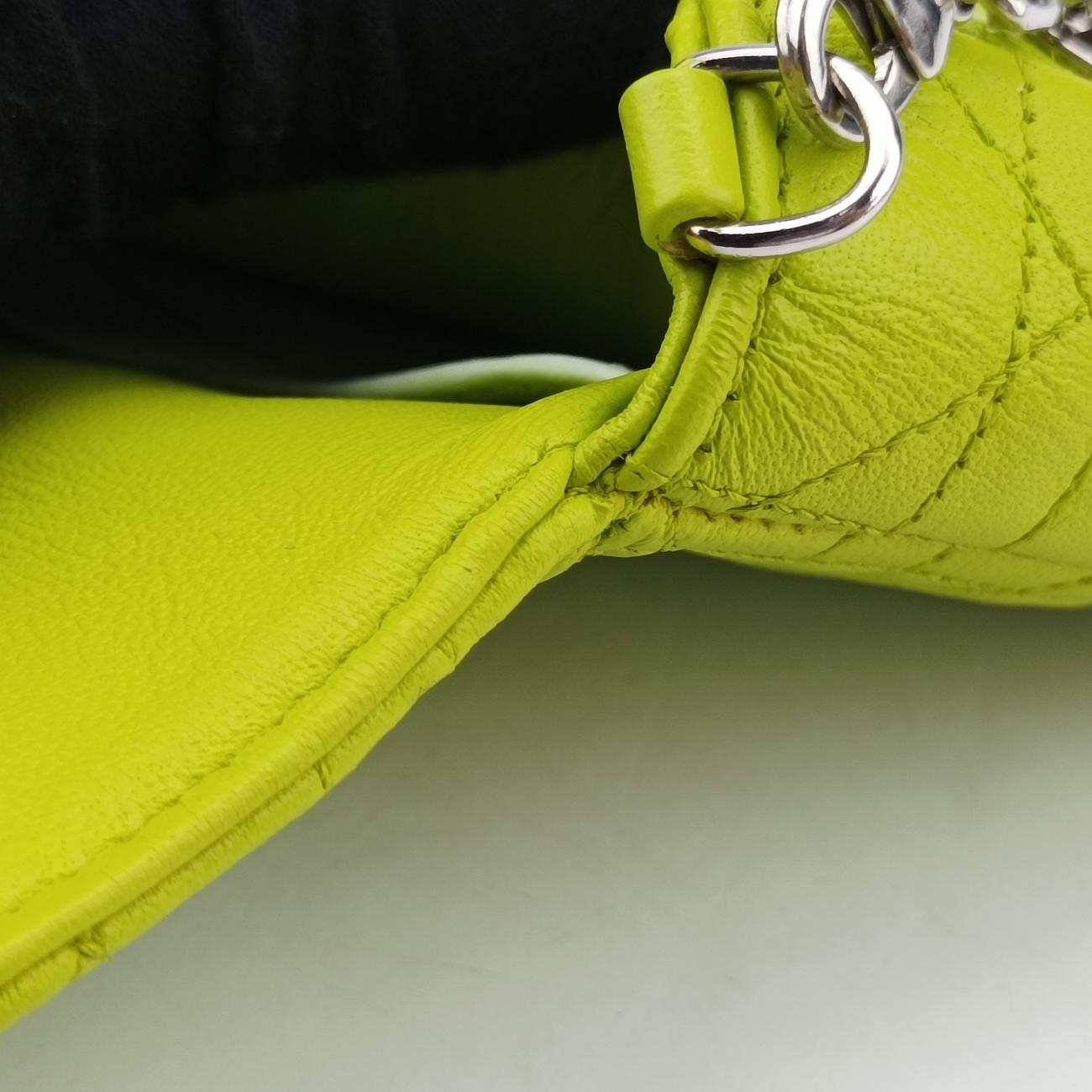 Miss Dior CANNAGE New LockGreenlambskin12-MA-1113ミス ディオール カナージュ ニューロックグリーンラムスキン12-MA-1113