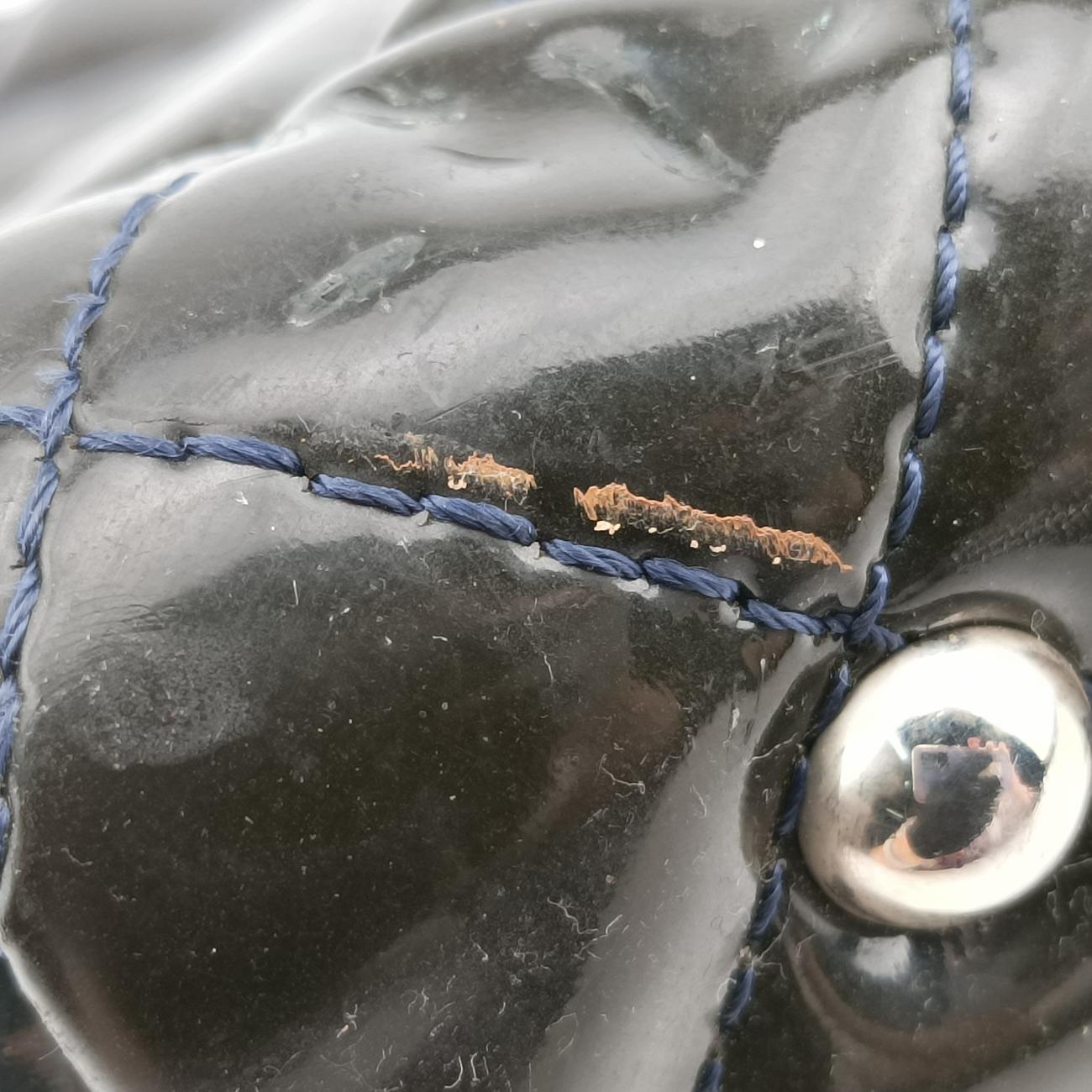 Matelasse Cocomark GSTNavyPatentA6573417188712マトラッセ ココマークGSTネイビーパテントA6573417188712