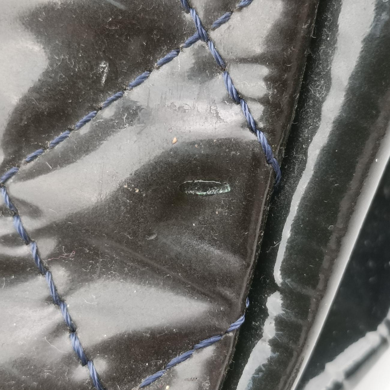 Matelasse Cocomark GSTNavyPatentA6573417188712マトラッセ ココマークGSTネイビーパテントA6573417188712