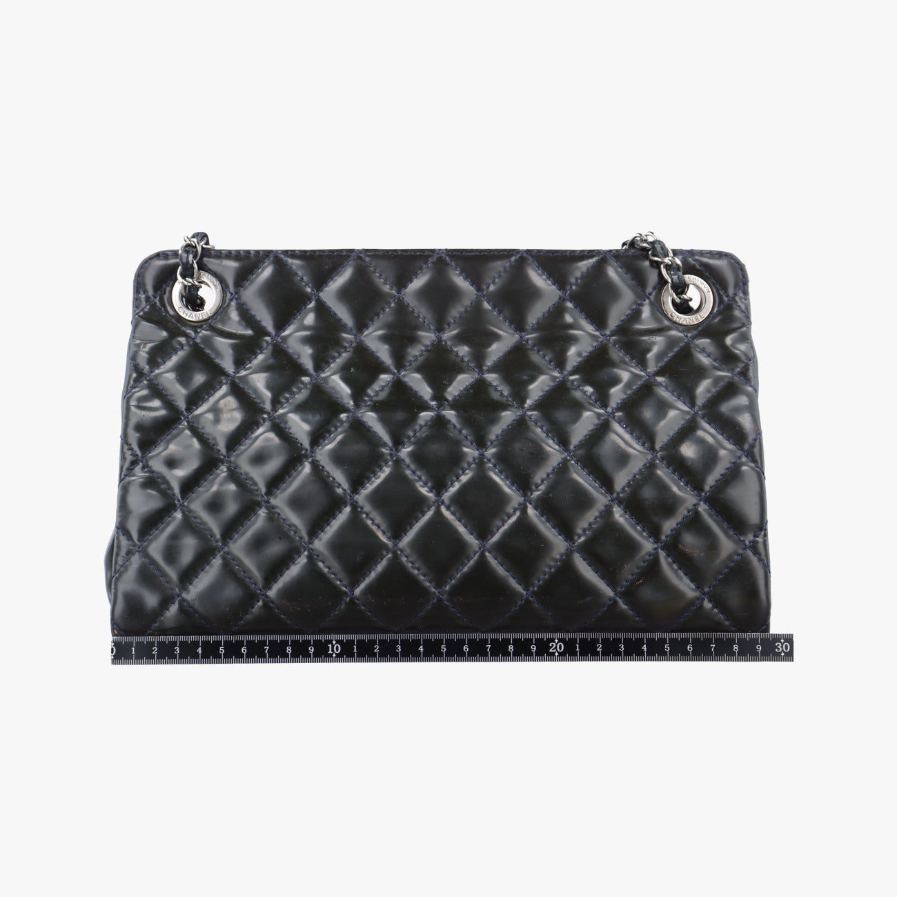 Matelasse Cocomark GSTNavyPatentA6573417188712マトラッセ ココマークGSTネイビーパテントA6573417188712