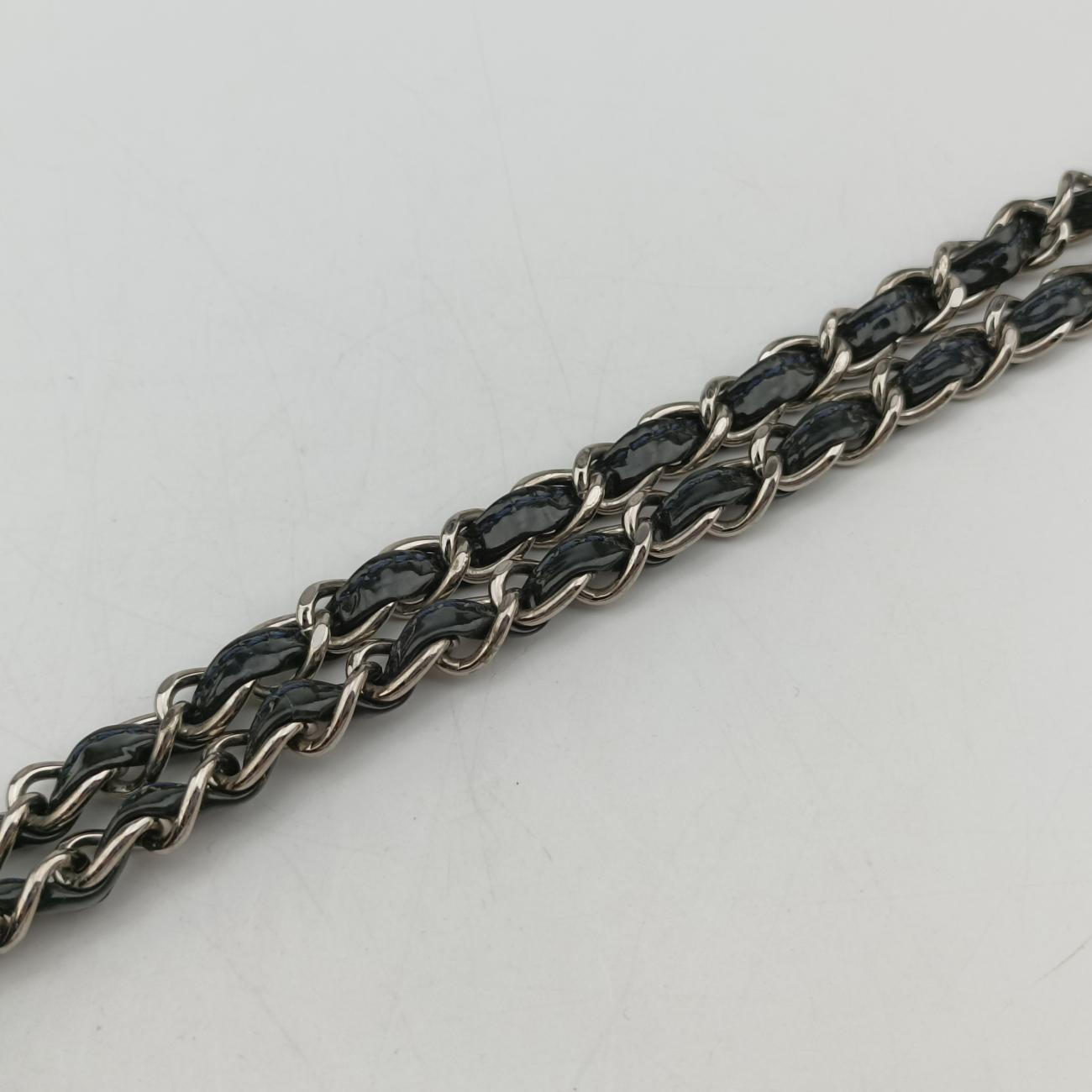 Matelasse Cocomark GSTNavyPatentA6573417188712マトラッセ ココマークGSTネイビーパテントA6573417188712