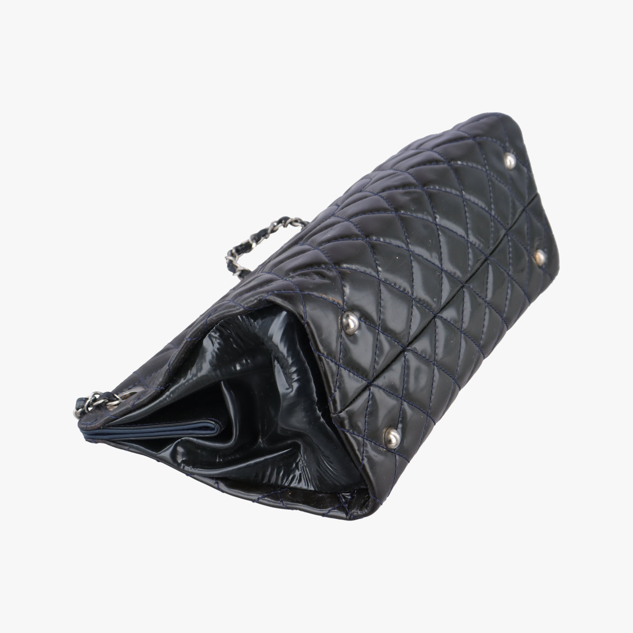 Matelasse Cocomark GSTNavyPatentA6573417188712マトラッセ ココマークGSTネイビーパテントA6573417188712