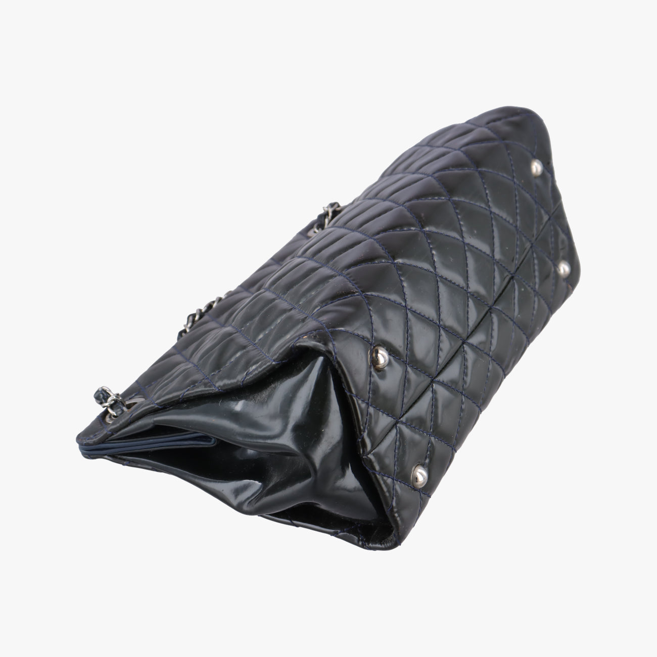 Matelasse Cocomark GSTNavyPatentA6573417188712マトラッセ ココマークGSTネイビーパテントA6573417188712